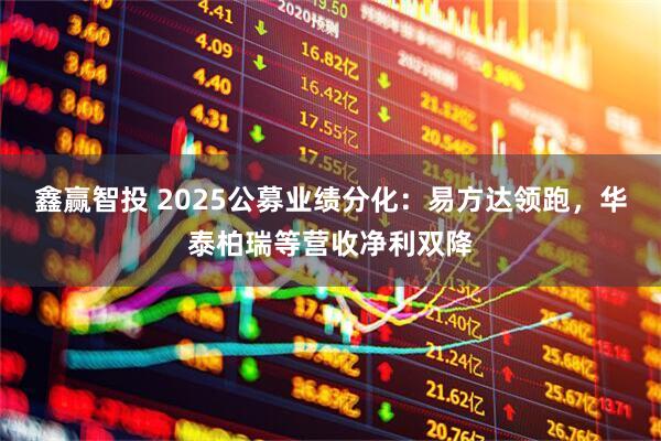 鑫赢智投 2025公募业绩分化：易方达领跑，华泰柏瑞等营收净利双降